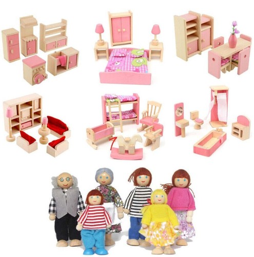 Children wooden doll - children,