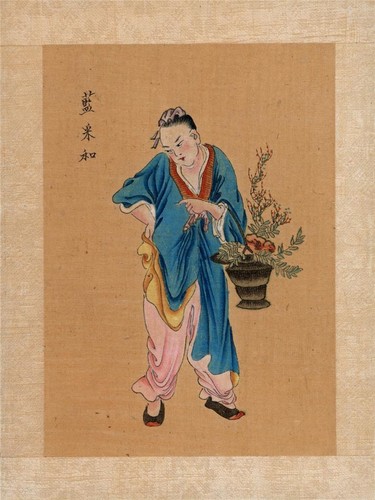 Chinese painting silk - on,
