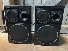 Jamo Compact 120 Speakers 8 Ohms 120w Denmark Black Spares Repair Need Refoaming