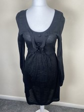 Next black knit - dress, size