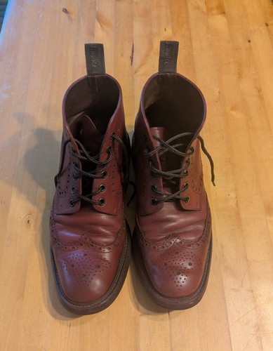 Loake men brown - brown, size