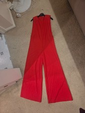 Zara redish jumpsuit medium