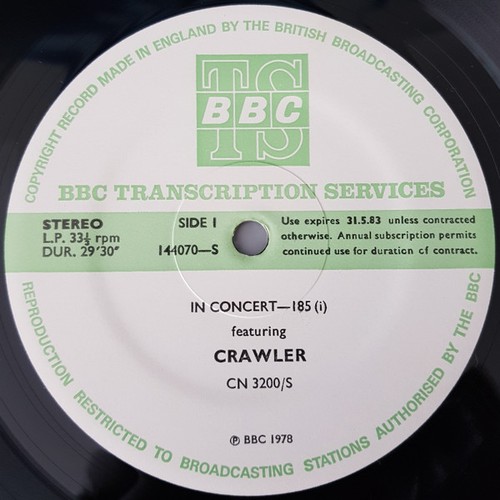 Crawler concert 185 lp - -, concert-185