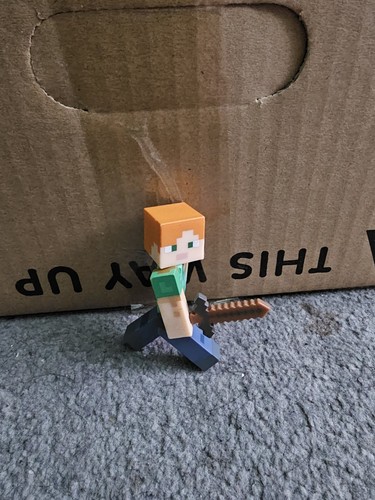 Minecraft alex action - alex, figure