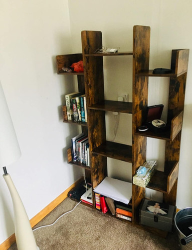Rustic tall bookcase - rustic,