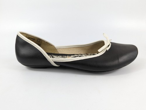 Shoes black leather slip - black,