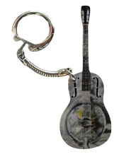 Resonator Guitar Keyring -