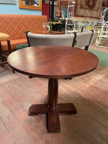 Round pub restaurant table - round,
