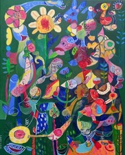 ORIGINAL ACRYLIC PAINTING ON CANVAS