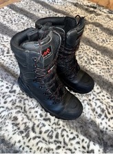 Rock Fall RF540 Monzonite High Leg Internal Metatarsal Safety Boot Side Zip UK 5