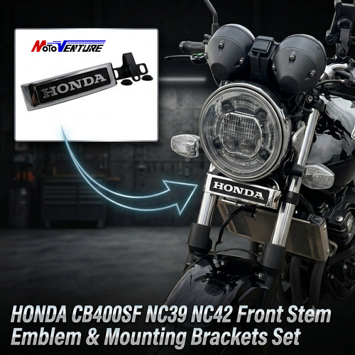 Genuine honda stem emblem - genuine,