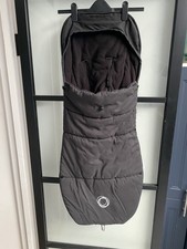 Bugaboo Universal Camel Footmuff Cosytoes Fleece Lined - Black