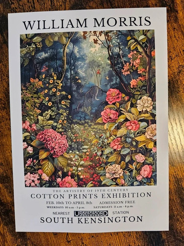 Size william morris - a4,