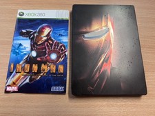 Iron Man Xbox 360 Limited Edition PAL UK Steelbook Complete with manual Rare