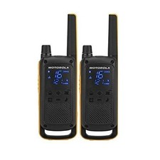 Motorola T82 Extreme Twin Pack two-way radio 16 channels Black Orange