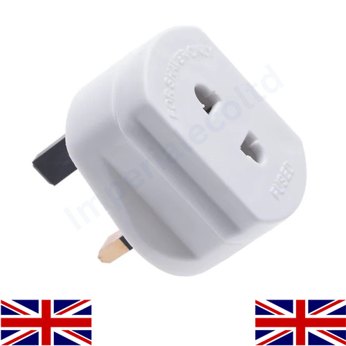 Pin shaver adapter plug - 2-pin,