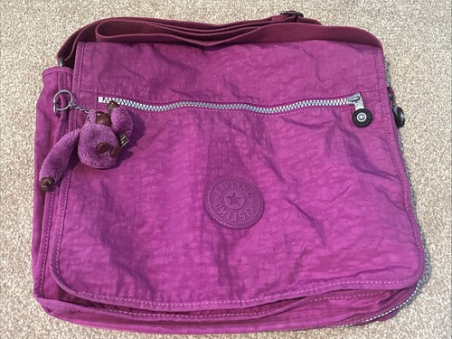 Large kipling plum crossbody - large,