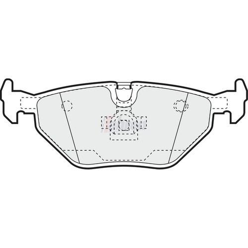Brake pads set - pads, fahren