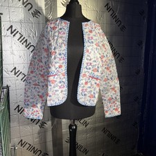 Joules Kate Floral Blue White