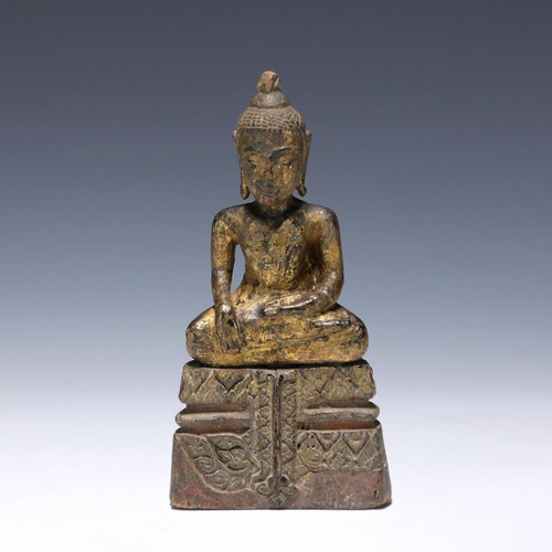 Small wooden buddha statue - small,
