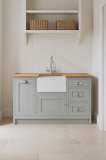 Handmade Painted Solid Wood Kitchen Cabinets | Belfast Sink Base & Drawer Units