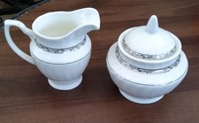 Sabichi Bone China Lidded Sugar Bowl And Milk/Cream Jug
