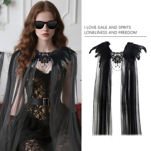 Halloween black cape with - halloween,