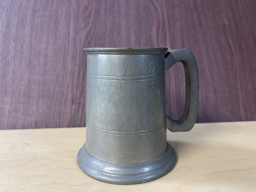 Sheffield vintage pewter glass - vintage,