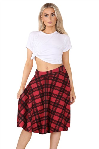 Ladies flared skater skirt - skater,