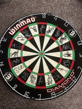 Fully Signed Dartboard World