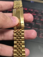 20mm jubilee gold strap for