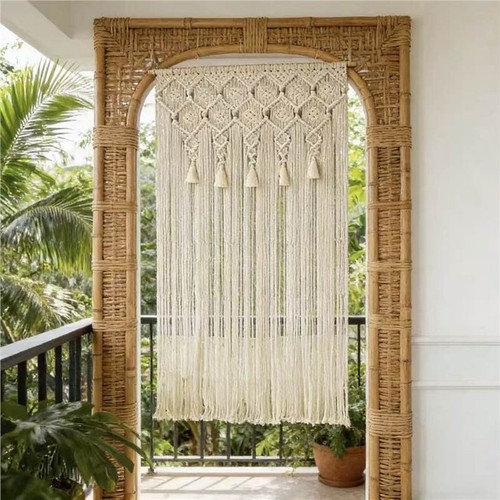 Woven tapestry curtain - tapestry,