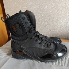 Venum Elite Boxing Boots Adult Black Boxing Shoes 03681 uk size 5.5