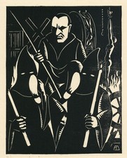 Albert Daenens 1928 Woodcut