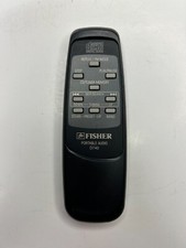 Fisher D740 Remote Control, Black - OEM for Portable CD Player Radio Boombox