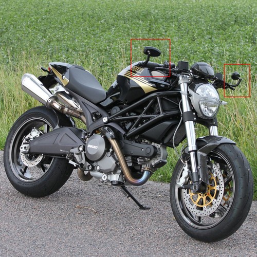 Motorcycle handle bar - handle, end