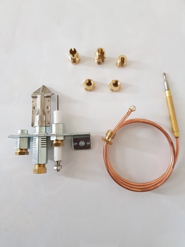 Gas pilot burner assembly for - gas,