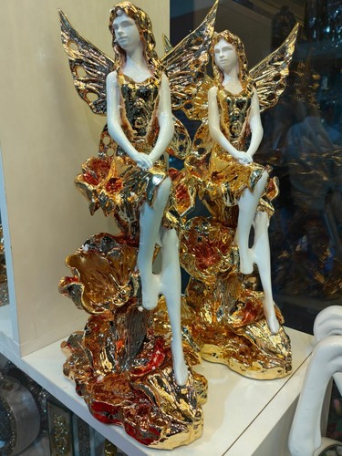 Luxury italian sitting angel - luxury,