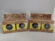 LOT OF 4 ECO 2 Speakers MP3 CD Dubble Bubble Recyled Folding New 3.5" '12