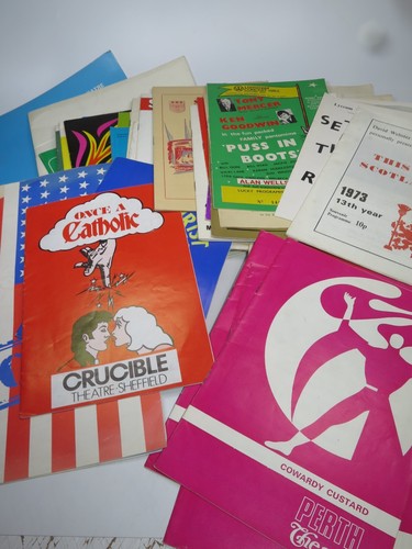 Vintage theatre programmes - vintage,