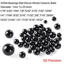 1mm-25.4mm 1/4" 5/16" Ball Bearings Silicon Nitride Ceramic Balls G5 Precision