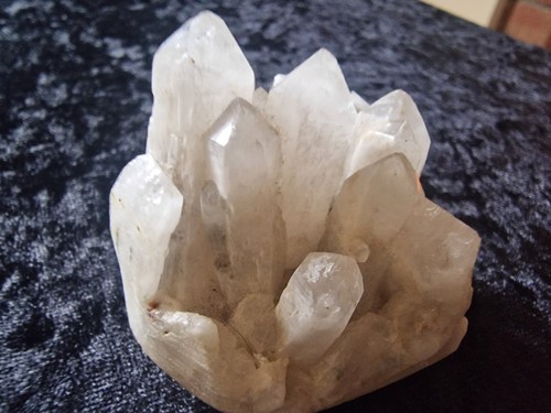 Selenite and quartz - selenite,