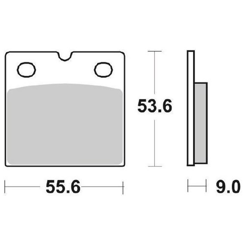 Pair brake pads 506hf 506 - pads,