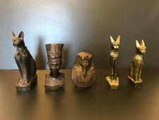 5 X EGYPTIAN STONE SOUVENIRS -
