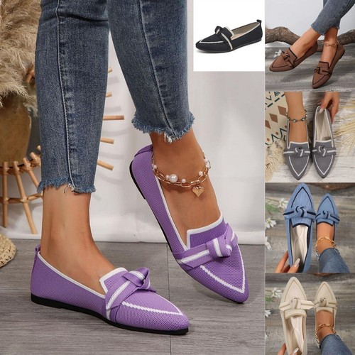 Ladies loafers slip - on, pump