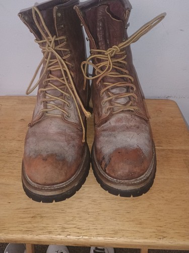 Vintage red wing brown - brown, leather