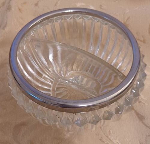 Divided glass preserve pickle - divided, preserve/pickle