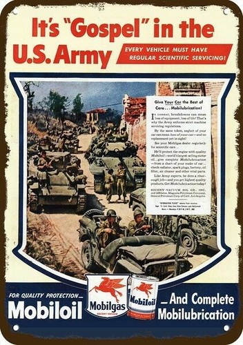 1945 mobil oil - mobil, us