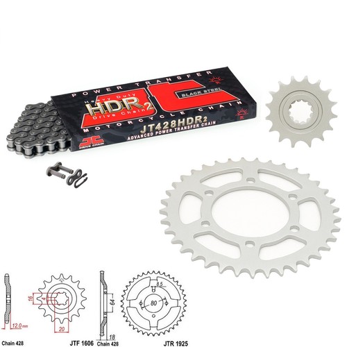 Ag100 chain and sprocket kit - ag100,