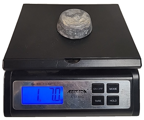 5lbs lead ingots casting - 1.5lbs,